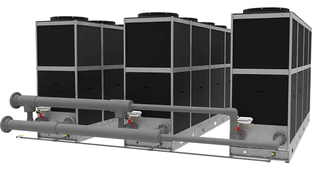 industrial central chiller unit manufactured by Delta T Systems